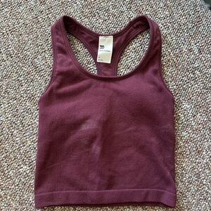 All in Motion Burgundy Tank Top